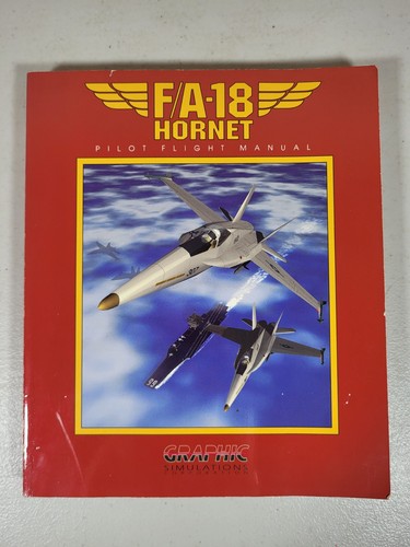 Manual de vuelo de piloto de simulación F/A-18 Hornet Strike Fighter - Imagen 1 de 5