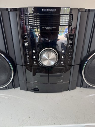 Sharp CD-DK 890N AM/FM Tuner, Dual Cassette Deck, 5 Disc Changer, & iPod Dock - Picture 2 of 9
