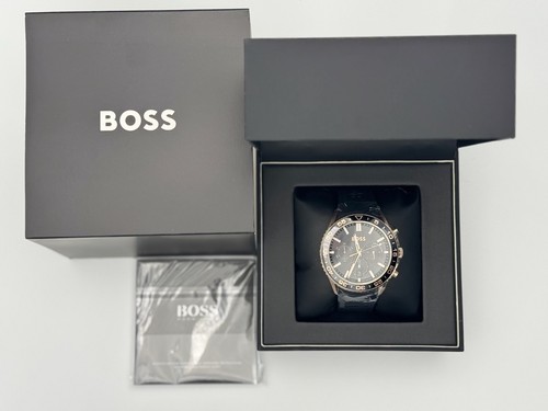 HUGO BOSS Runner Black Mens Chronograph Watch HB1514168 - Picture 6 of 6