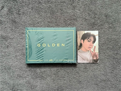 BTS Jungkook JK GOLDEN Weverse Album With Without Photocard PC No Postcard