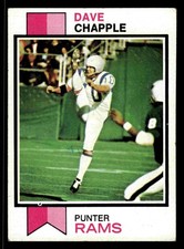 1973 Topps Dave Chapple #190 - Los Angeles Rams