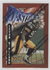 1996 Topps Finest Refractor Levon Kirkland #356 2t9