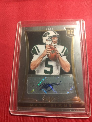 Matt Simms 2013 Select Rookie Auto Base Card #279 Serial #347/499 - Picture 1 of 2