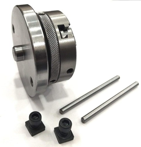 4"/ 100 mm Regular Rotary Table With Small Chucks and back Plate - Picture 10 of 16