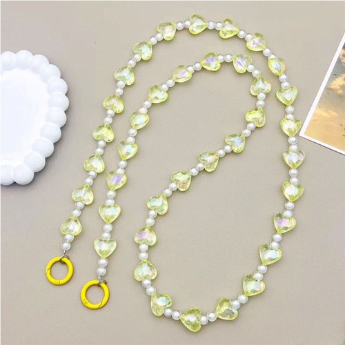 Anti-lost Beaded Phone Lanyard Hanging Decoration Wallet Necklace Chain Bag - Photo 4 sur 14