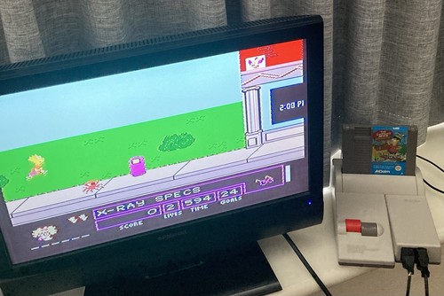 NES ~ BART vs THE SPACE MUTANTS ~ Simpsons Nintendo NES-Q5-AUS Game Cart Pal A - Picture 12 of 13
