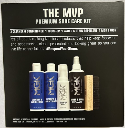 PREMIUM SHOE CARE KIT THE MVP SHOE MGK RESPECT YOUR SHOES Back To School Gift - Picture 2 of 2