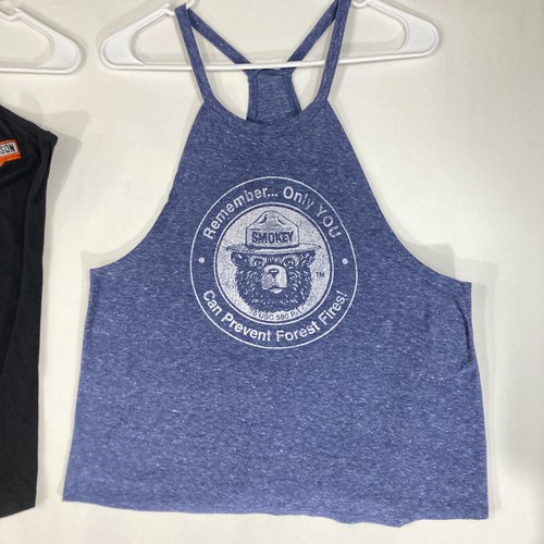 Harley Davidson Tank Top Womens S Bundle Smokey The Bear Beachy Outdoor Lot of 2 - Picture 8 of 23