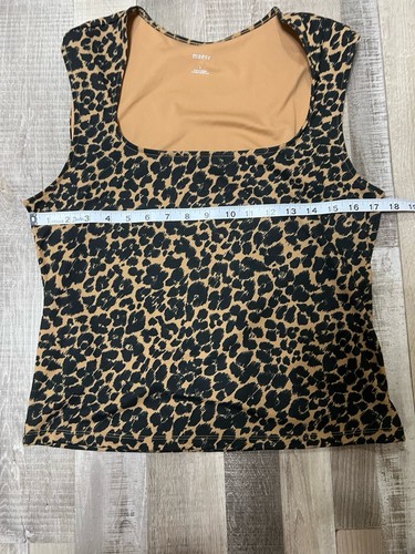 Anthropologie Maeve Womens Spotted Leopard Sleeveless Blouse Size Large - Picture 3 of 6
