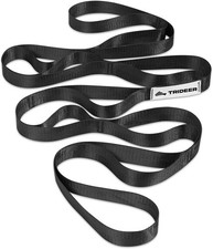 Trideer Stretching Strap for Physical Therapy  Home Rehab, Non-Elastic Yoga Str