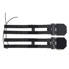 Tactical Two-Band Quick Release Cummerbund Elastic String Magnetic Buckles Mo...