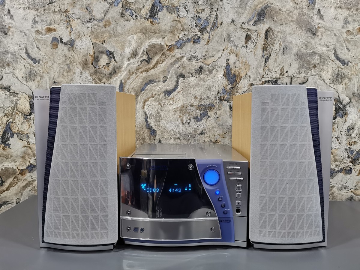 Kenwood NV-Series NV301 Hifi Stereo System Speakers With Remote
