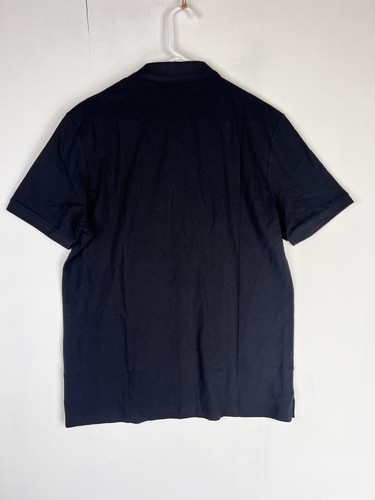NWT Hugo Boss X Visa Formula One Team Logo Men's Large Polo Shirt Black Stretch - Picture 9 of 14
