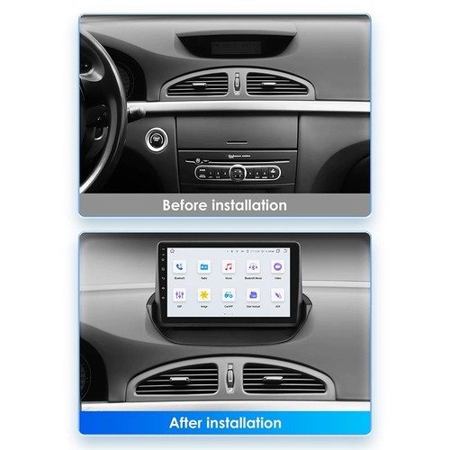 9"Android 14 Car Radio Stereo Carplay GPS SAT Navi DAB For Renault Laguna 01-07 - Picture 2 of 13