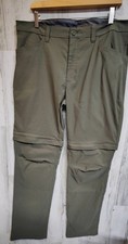 Eddie Bauer Convertible Tech Pants Men's Size 38W Utility Outdoor