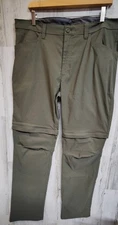 Eddie Bauer Convertible Tech Pants Men's Size 38W Outdoor