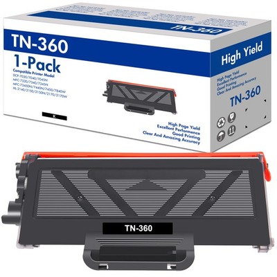 TN360 Toner Cartridge For Brother HL-2140 HL-2170W MFC-7340 MFC-7840W DCP-7045N