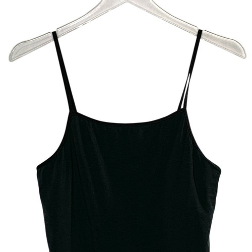 Everviolet L NEW Maia Sustainable Jersey Camisole Black Shelf Bra - Picture 4 of 9