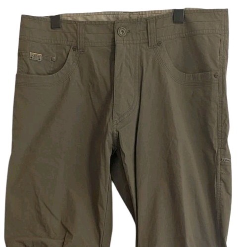 Pantalones Kuhl Revolvr Rogue para Hombres 34x32 Marrón Chino Senderismo Aire Libre Pátina Tinte - Imagen 3 de 8