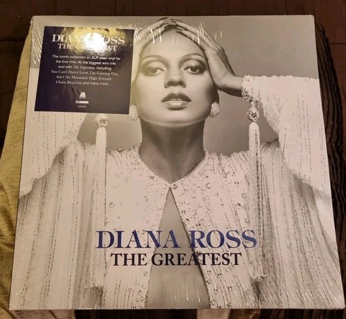 DIANA ROSS THE GREATEST NEW SEALED 2LP CLEAR VINYL HYPE STICKER MOTOWN