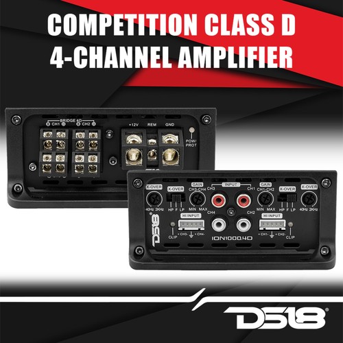 PAQUETE DE ALTAVOCES DE AUDIO PARA AUTOMÓVIL KICKER DSC6504 6.5+DSC69304 6X9 + AMPLIFICADOR DS18 4 CANALES + KIT 4AWG - Imagen 7 de 8