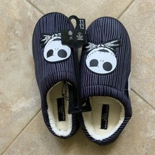 Disney Nightmare Before Christmas Men's Slippers GroundUp Jack Skellington 11/12