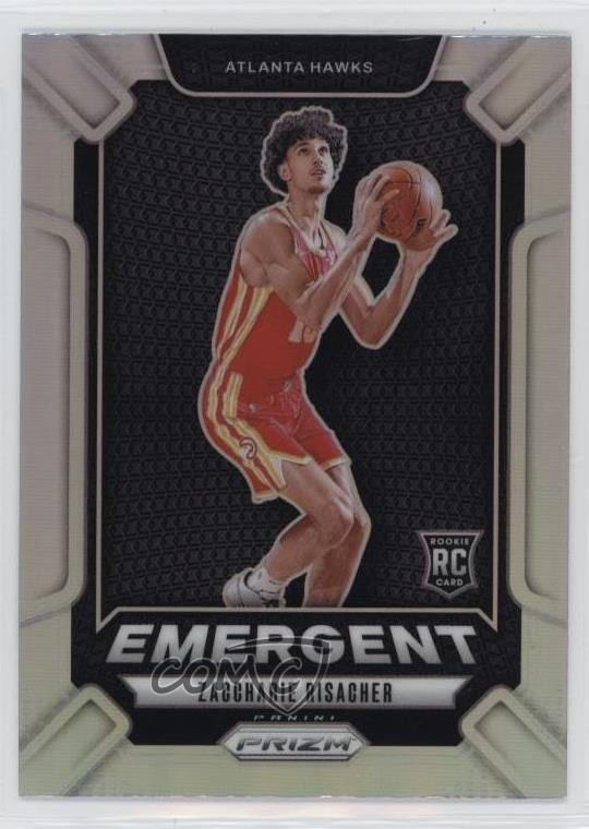 2024-25 Panini Prizm Emergent Silver Prizm Zaccharie Risacher #6 6m7