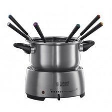 Russel Hobbs Fiesta Set Für Fondue 1200W Topf Mit 1,7 L Und 6 Gabeln