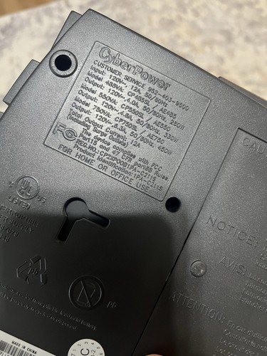 CyberPower 550VA Uninterruptible Power Supply UPS Surge Protector - NO BATTERY - Picture 2 of 2