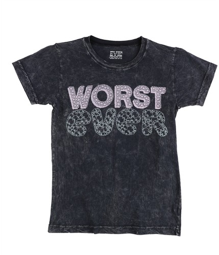 Evil Genius Girls Worst Ever Graphic T-Shirt