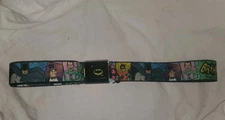 Batman Seatbelt Belt Adjustable 26" - 44"  Buckle Down Superhero Comic Strip USA