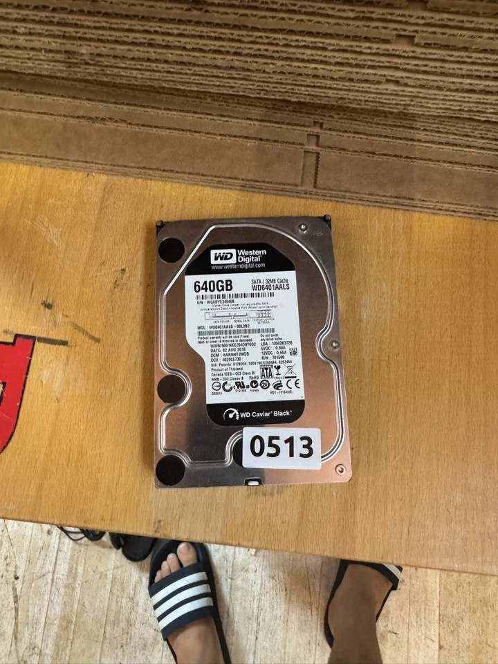 Western Digital Caviar Black 640GB 7200RPM 3.5" WD6401AALS-00L3B2 HDD - Image 2 of 4