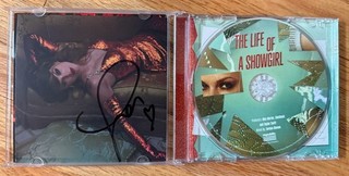 Taylor Swift The Life of a Showgirl CD Hand Signed Photo In Hand 🧡