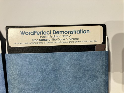 Rare Vintage IBM PC PC/XT AT SSI Software 1985 Word Perfect Word Processing - Picture 3 of 9