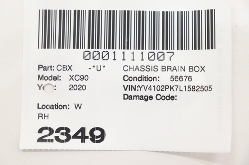 2016 - 2025 VOLVO XC90 FRONT RIGHT POWER SEAT CONTROL MODULE UNIT OEM 31419928 - Picture 11 of 11