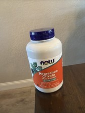 POTASSIUM CITRATE Pure Powder  340 grams 12 oz Now Foods 243 Servings per bottle