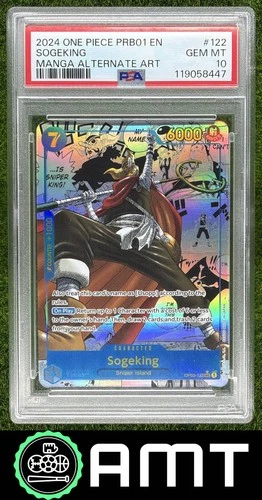 Sogeking PSA 10 2024 One Piece OP03-122 Manga Alternate Art 8447