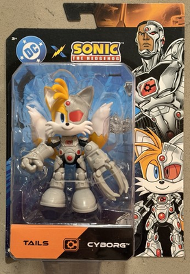 #ad New DC x Sonic The Hedgehog Tails Cyborg 5quot; Jakks Pacific $33.88