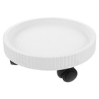 Flower Pot Wheel Stands Round Flowerpot Mover Movable Tray for Plants