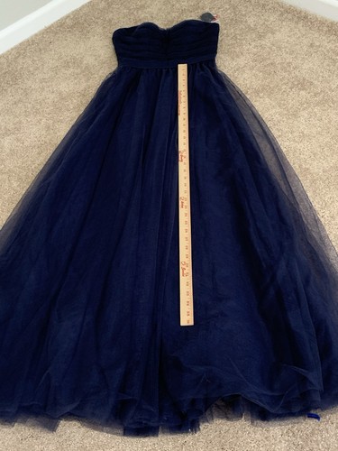 Mori Lee Brautjungfer, formell, Ballkleid, Größe 8, Farbe dunkelblau - Bild 10 von 18