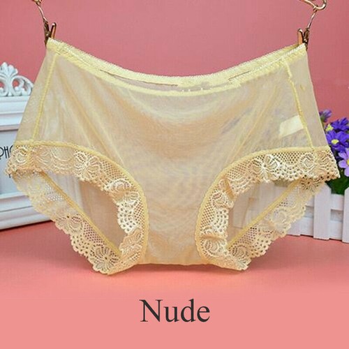 4PCS/LOT Sexy Womens Sheer See Through Panties Underwear Lace Lingeries Briefs - Picture 16 of 17