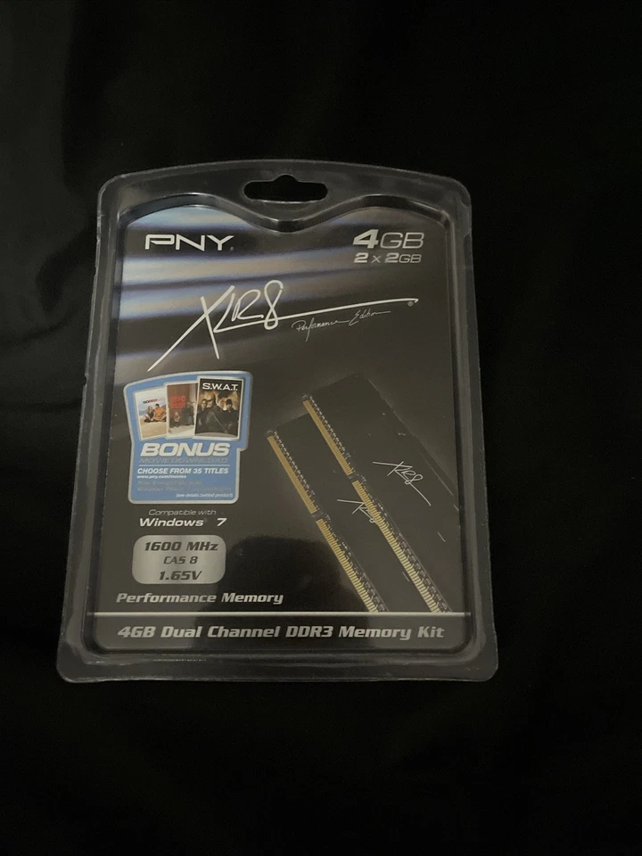 Pny 4gb Dual Channel Ddr3 Memory Kit Md4096kd3-1600-x8 - Image 2 of 2