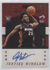 2015 Panini NBA Hoops Great SIGnificance Gold /10 Justise Winslow Rookie Auto RC