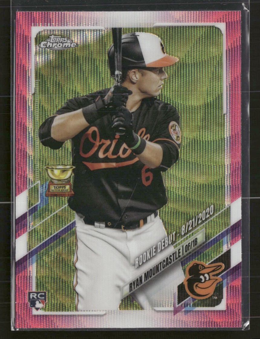 2021 Topps Chrome Update #USC39 Ryan Mountcastle Pink Wave Refractor
