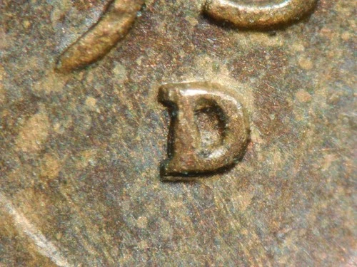 HIGH GRADE MINT ERROR 1938-D  LINCOLN WHEAT CENT RPM#5  XF+