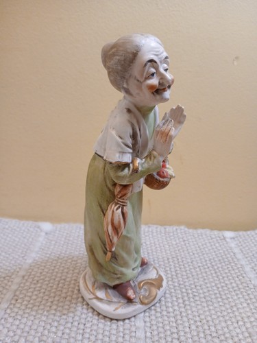 Juego de 4 estatuillas de cerámica abuelos campesinos granjeros 7" vintage -01 - Imagen 17 de 20