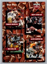 1991 Star Pics #109 Charles McRae / Brett Favre / Nick Bell / Alvin Harper