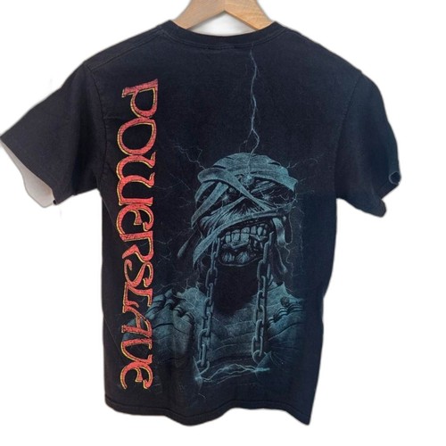 Iron Maiden Rock T Shirt/ Iron Maiden Powerslave  Black Women's Size Small - Picture 2 of 2