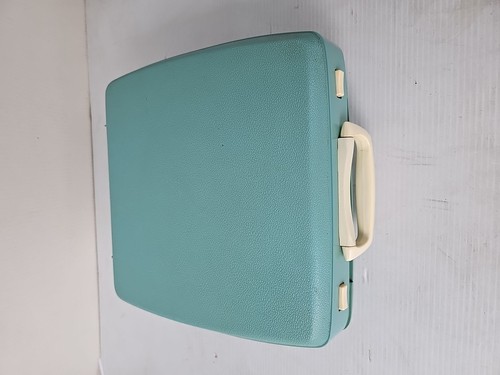 Smith Corona Corsair Deluxe Typewriter Aqua Turquoise Blue With Case, Excellent - 第 14/17 張圖片
