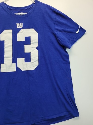 New York Giants Beckham Jr #13 Mens XL Blue Short Sleeve T-shirt The Nike Tee - Picture 5 of 9